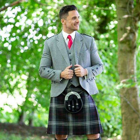 Grey kilts 2024 for hire